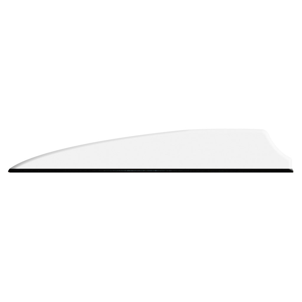 Q2i Fusion X-II Vanes in White 3 in. 100 pk. - Front View