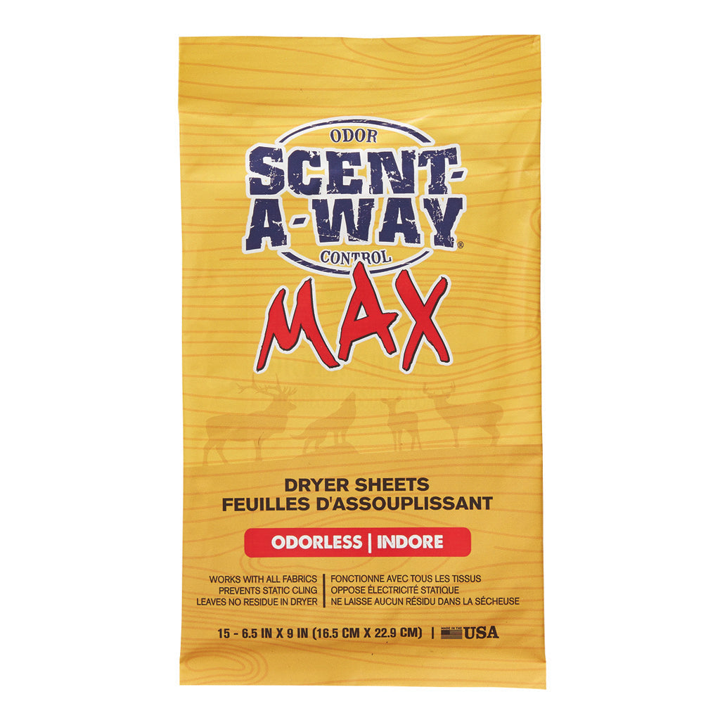 Scent-A-Way Max Dryer Sheets in 15 pk. - Front View