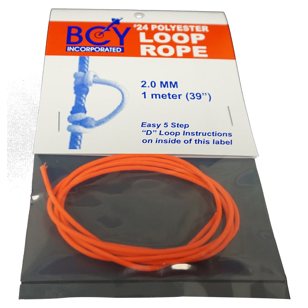 BCY 24 D-Loop Material in Neon Orange 1m - Front View
