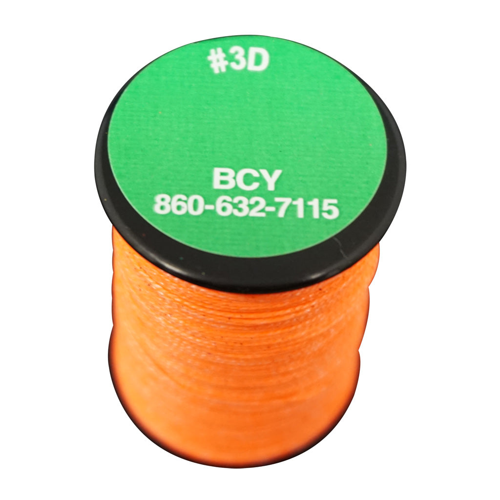 BCY 3D End Serving in Neon Orange 120 yds. - Front View