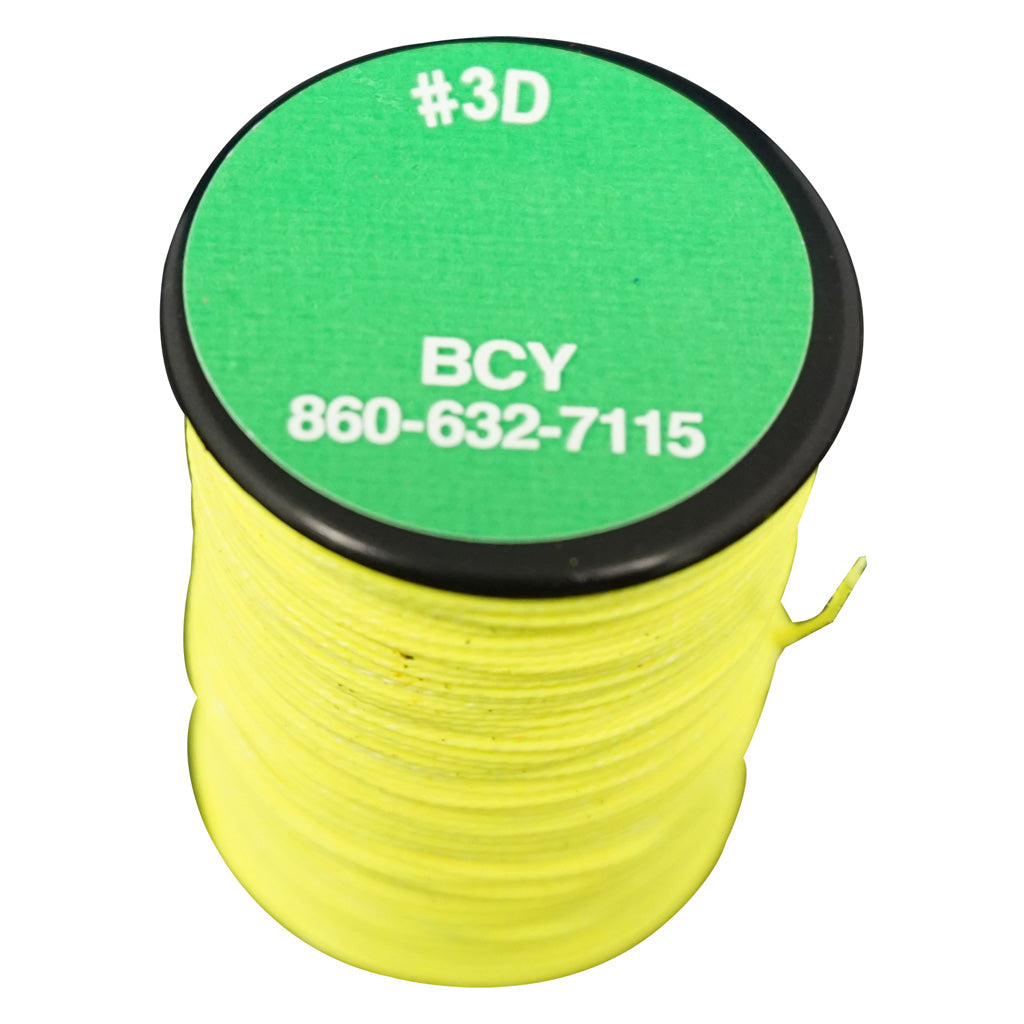 BCY 3D End Serving in Neon Yellow 120 yds. - Front View