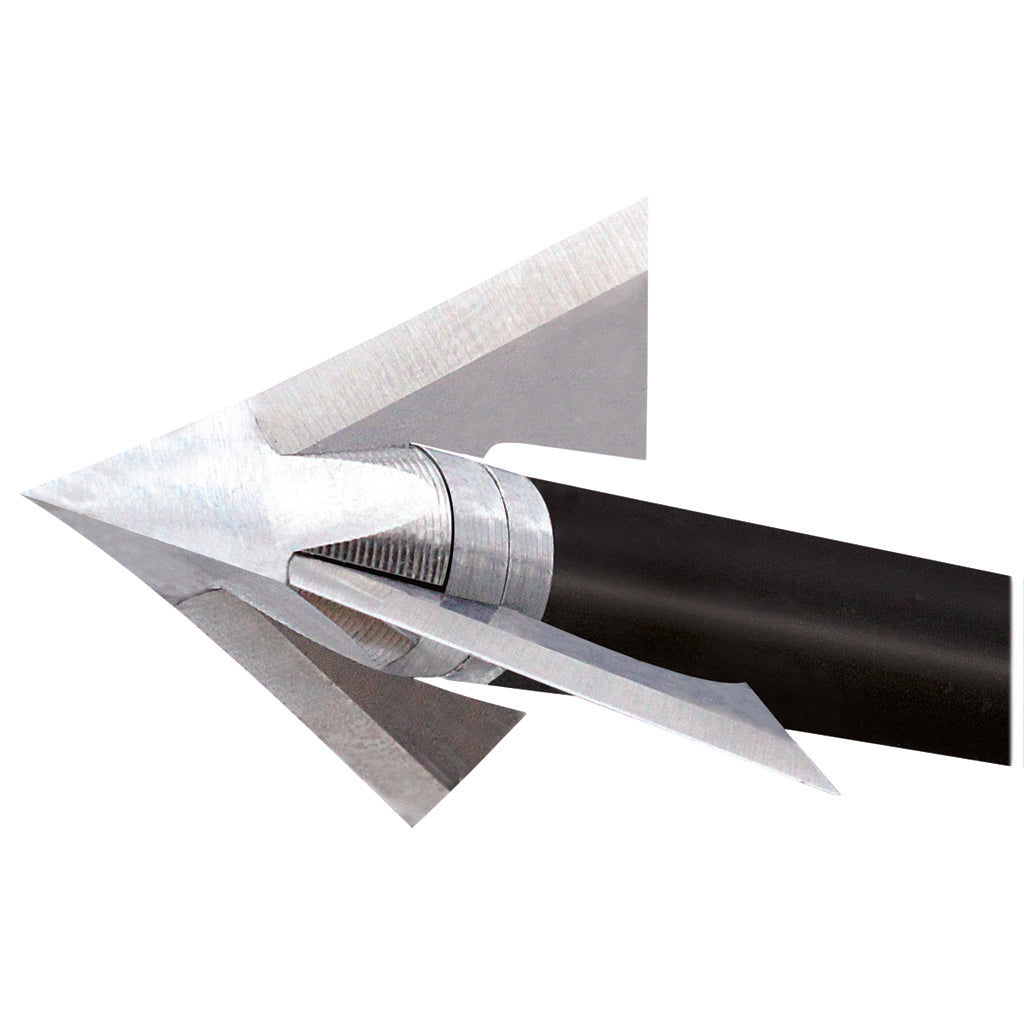 QAD Exodus Broadheads in Full Blade 125 gr. 3 pk. - Front View