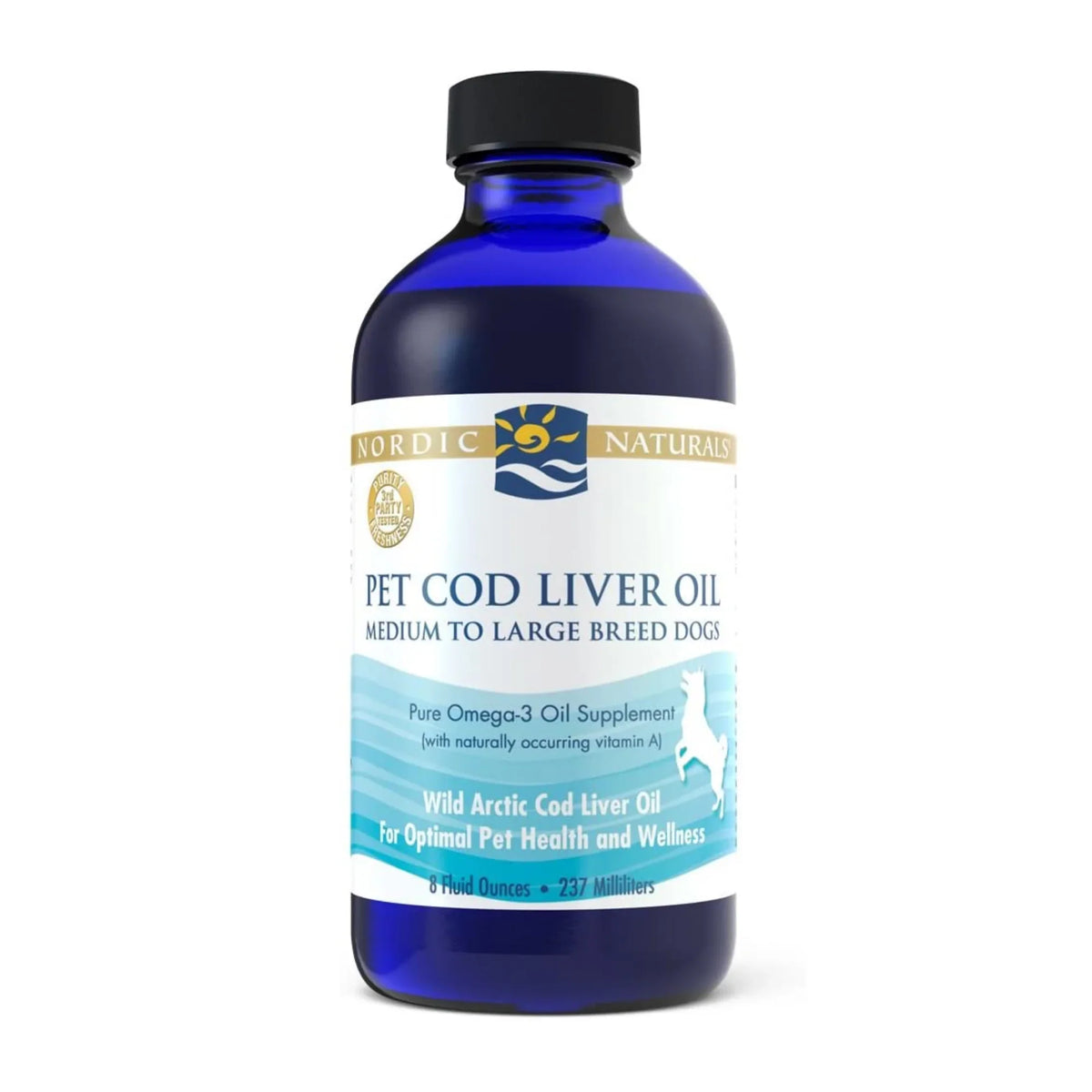 Nordic Naturals Pet Cod Liver Oil for Medium Dogs, 8 fl oz