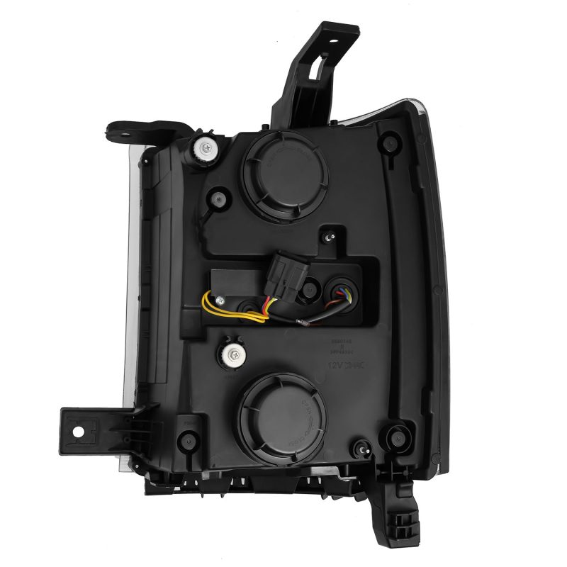 AlphaRex 14-15 Chevy 1500 PRO-Series Projector Headlights Black w/ Sequential Signal & DRL - View 5