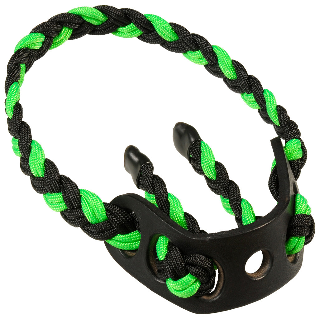 Paradox Elite Bow Sling in Black/Neon Green - Front View