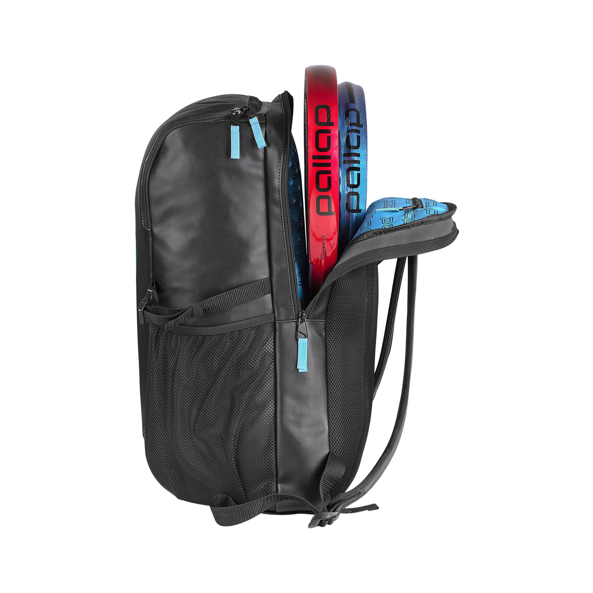 Pallap Travel Technical Backpack Black Cyan - view 8