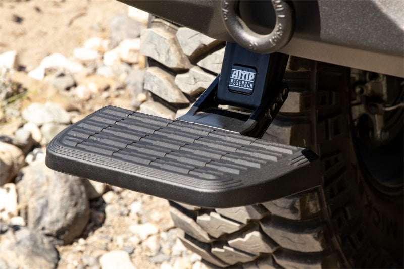 AMP Research 2018 Jeep Wrangler (JL) BedStep - Black - View 2