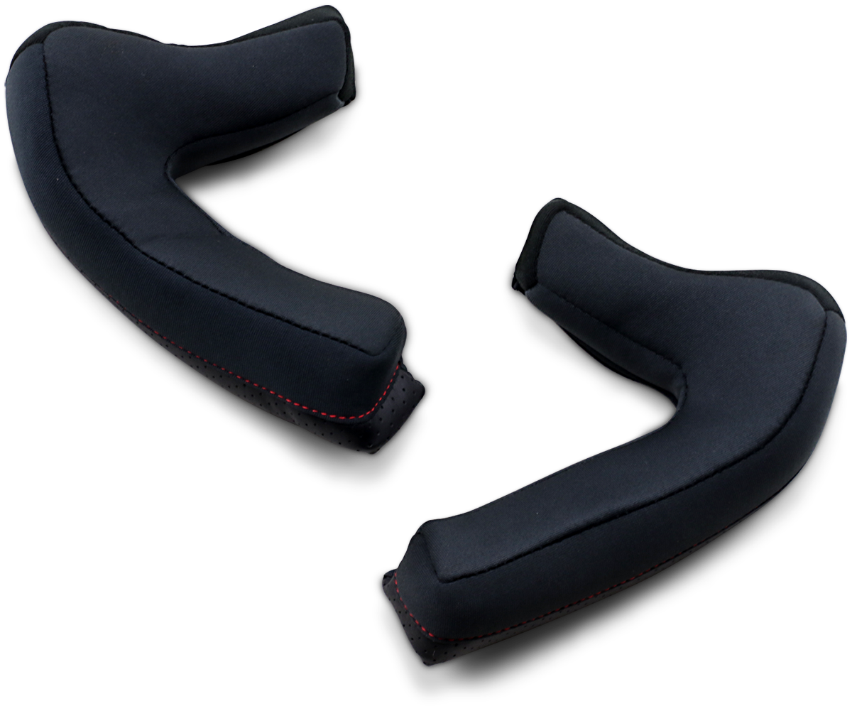 Z1R, Z1R Road Maxx Cheek Pads - Black - Large (Part Number 0134-2611) for Z1R Helmets