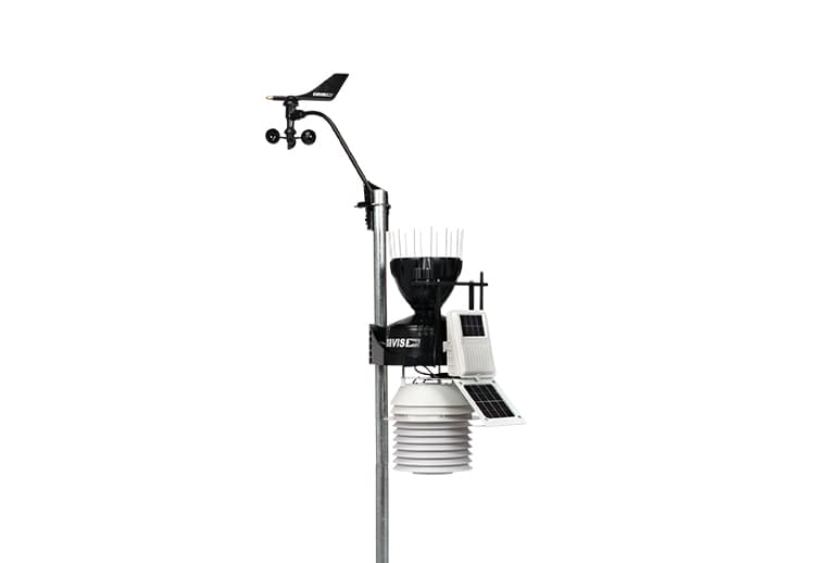 Vantage Pro2 GroWeather Wireless Sensor Suite Weather Station with 24-Hour Fan-Aspirated Radiation Shield - SKU 6825, 6825M