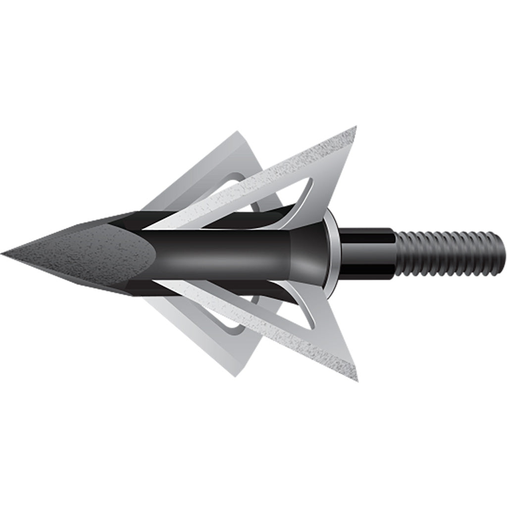 Slick Trick Magnum Broadheads in Black 125 gr. - Front View
