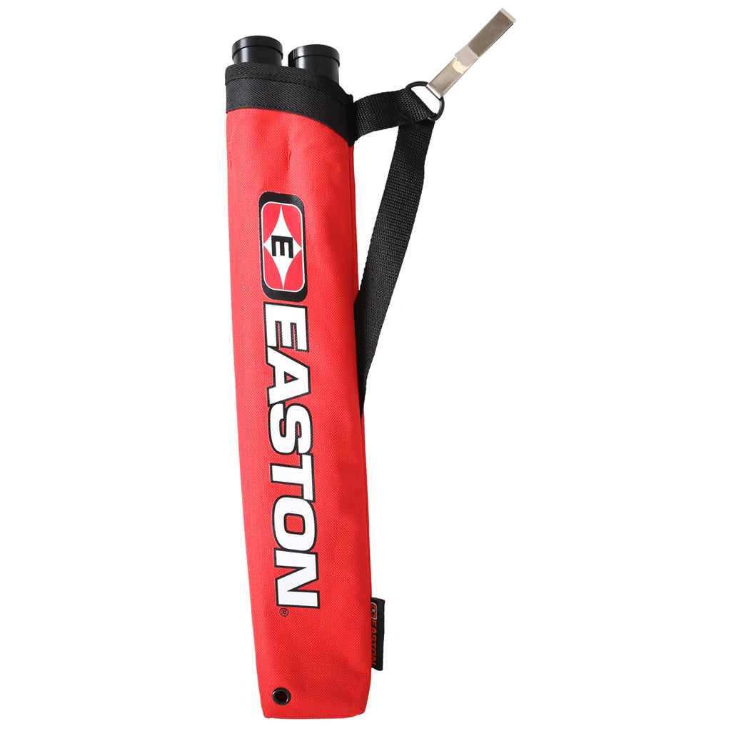 Easton Flipside 2-Tube Hip Quiver in Red - Front View