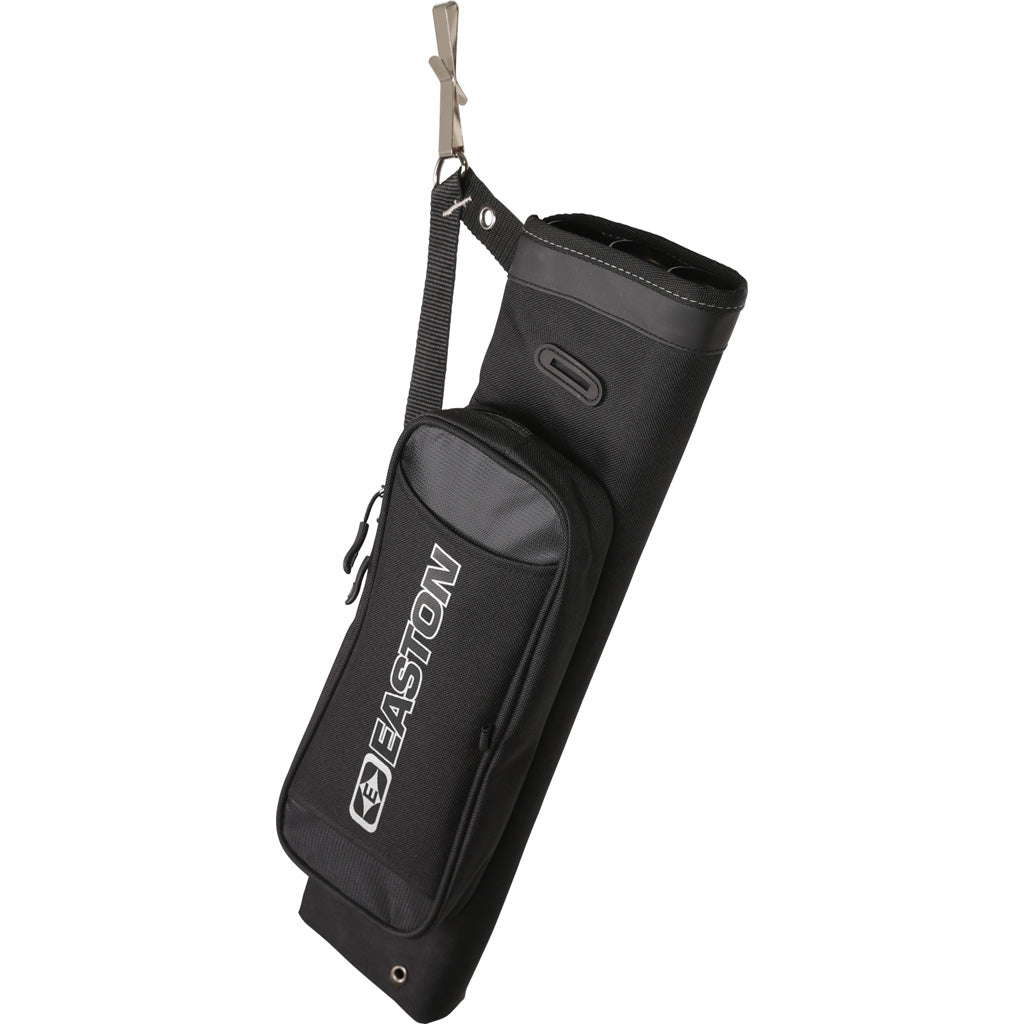 Easton Flipside 3-Tube Hip Quiver in Black - Front View