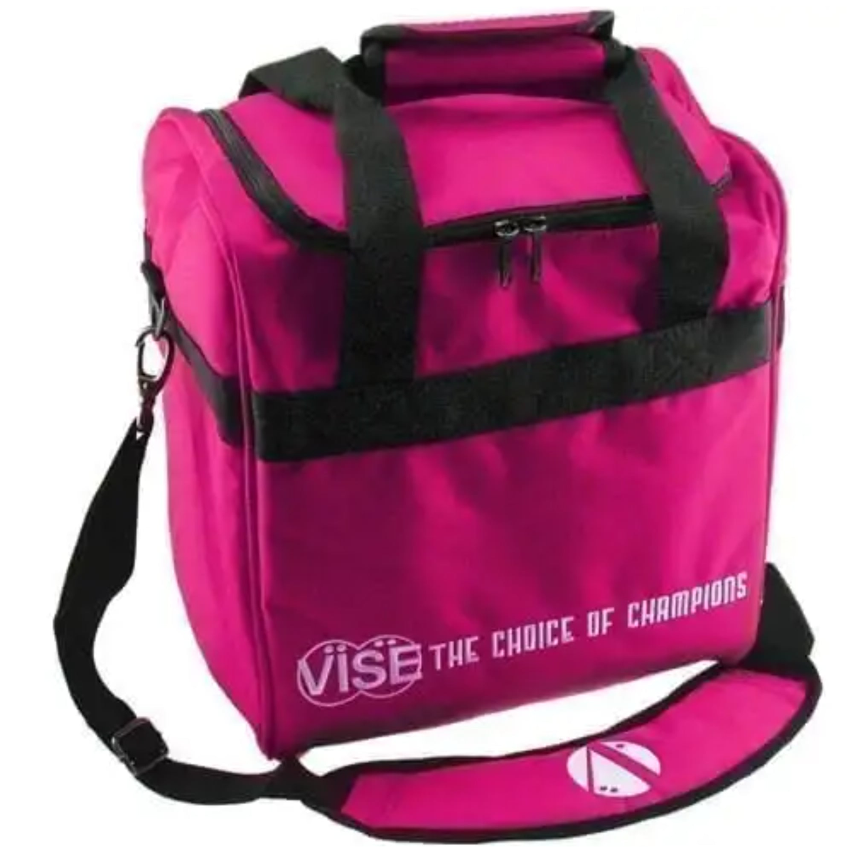 Vise 1 Ball Single Tote Bowling Bag - front view