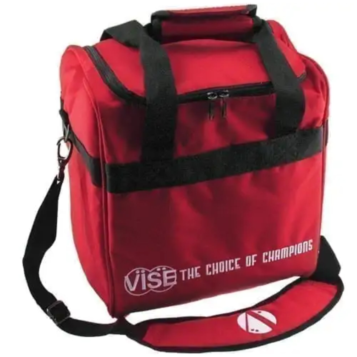 Vise 1 Ball Single Tote Bowling Bag - front view