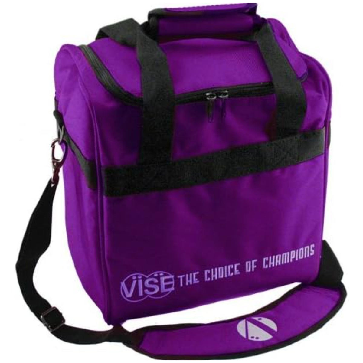 Vise 1 Ball Single Tote Bowling Bag - front view