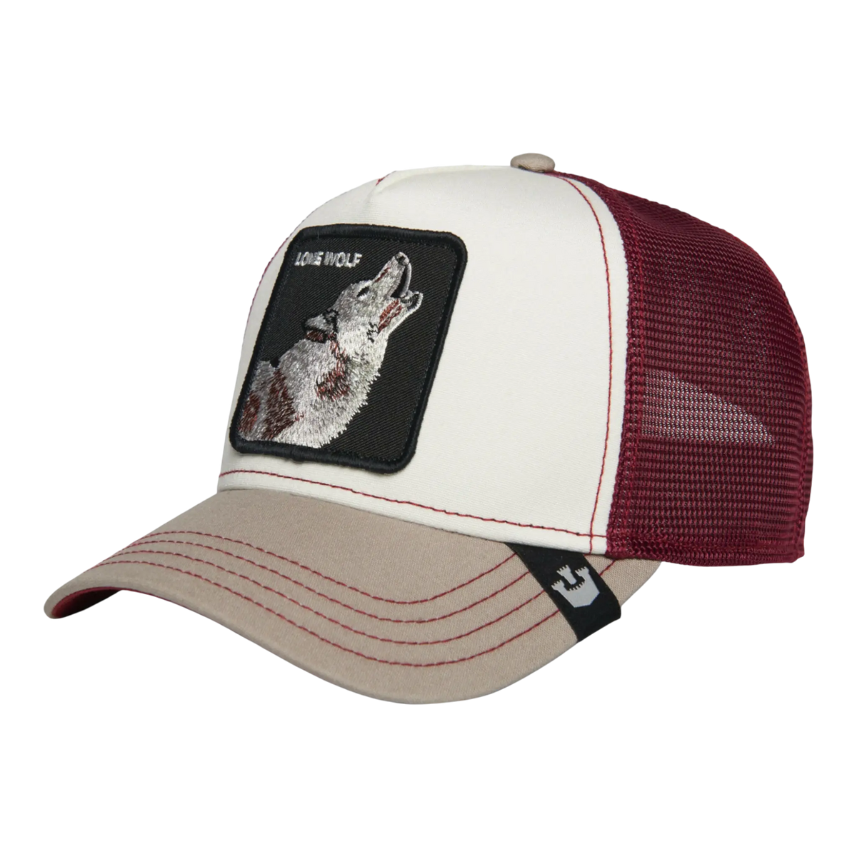 Goorin Bros MVP Howler Men's Trucker Hat — White Adjustable Cap