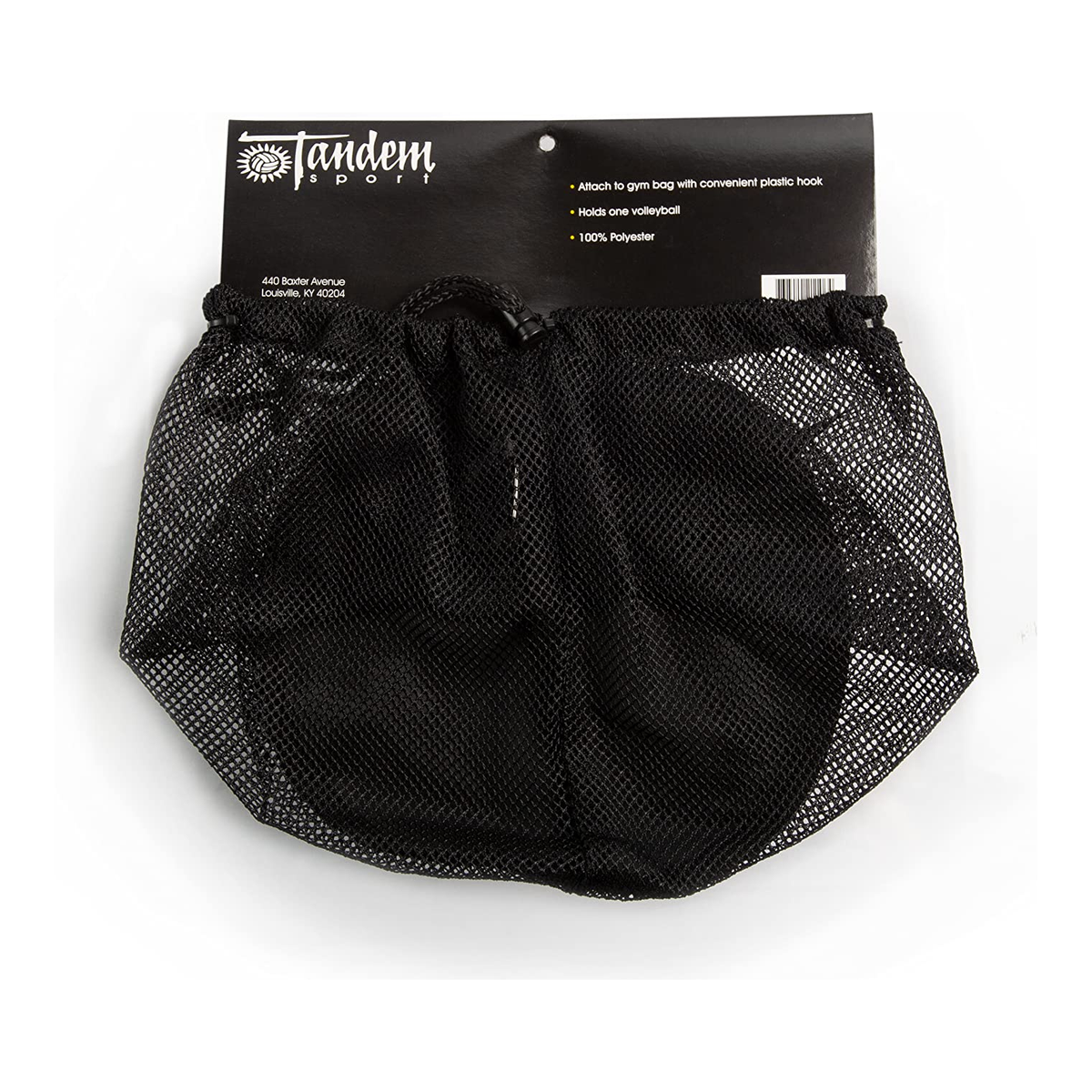 Tandem Sport Individual Volleyball Mesh Bag, Black - Alternate View 4