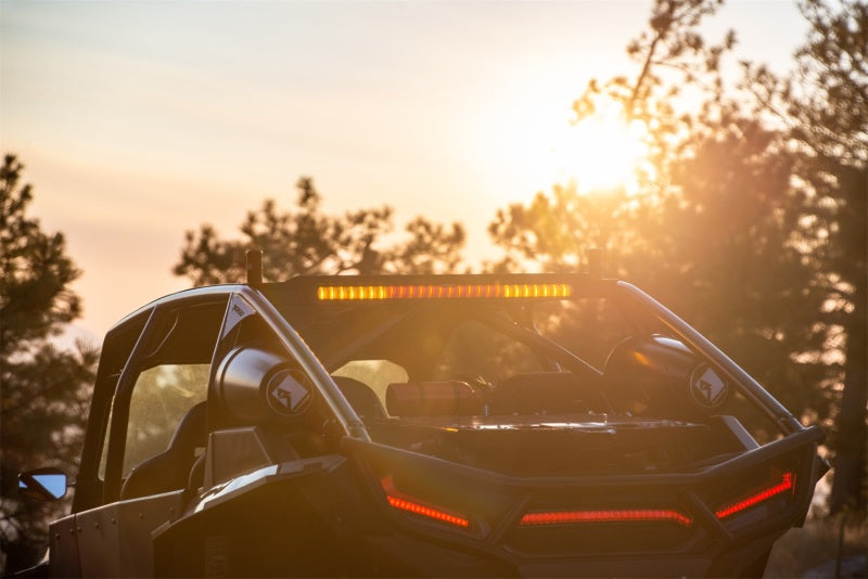Rigid Industries 28in Chase Light Bar Universal - Rear Facing 27 Mode 5 Color LED Light Bar - View 6