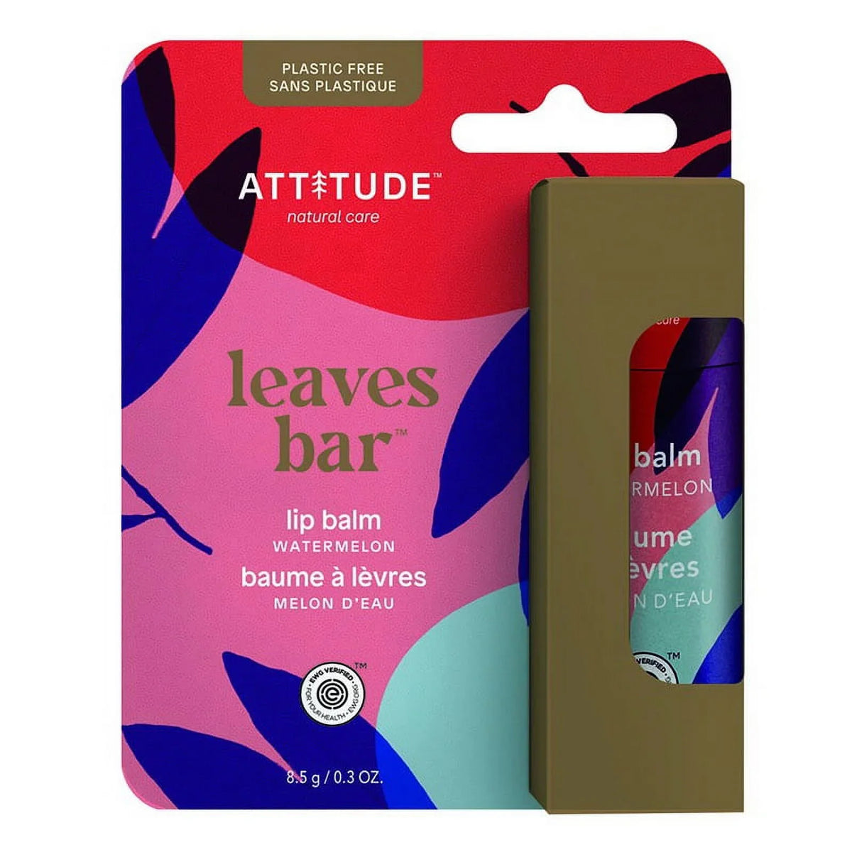 Attitude Watermelon Lip Balm, 0.3 oz (Case of 12)