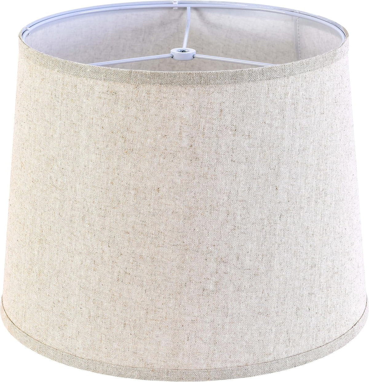 Drum Lampshade, Beige Oatmeal Linen, Spider Fitter, Multiple Sizes - View 18