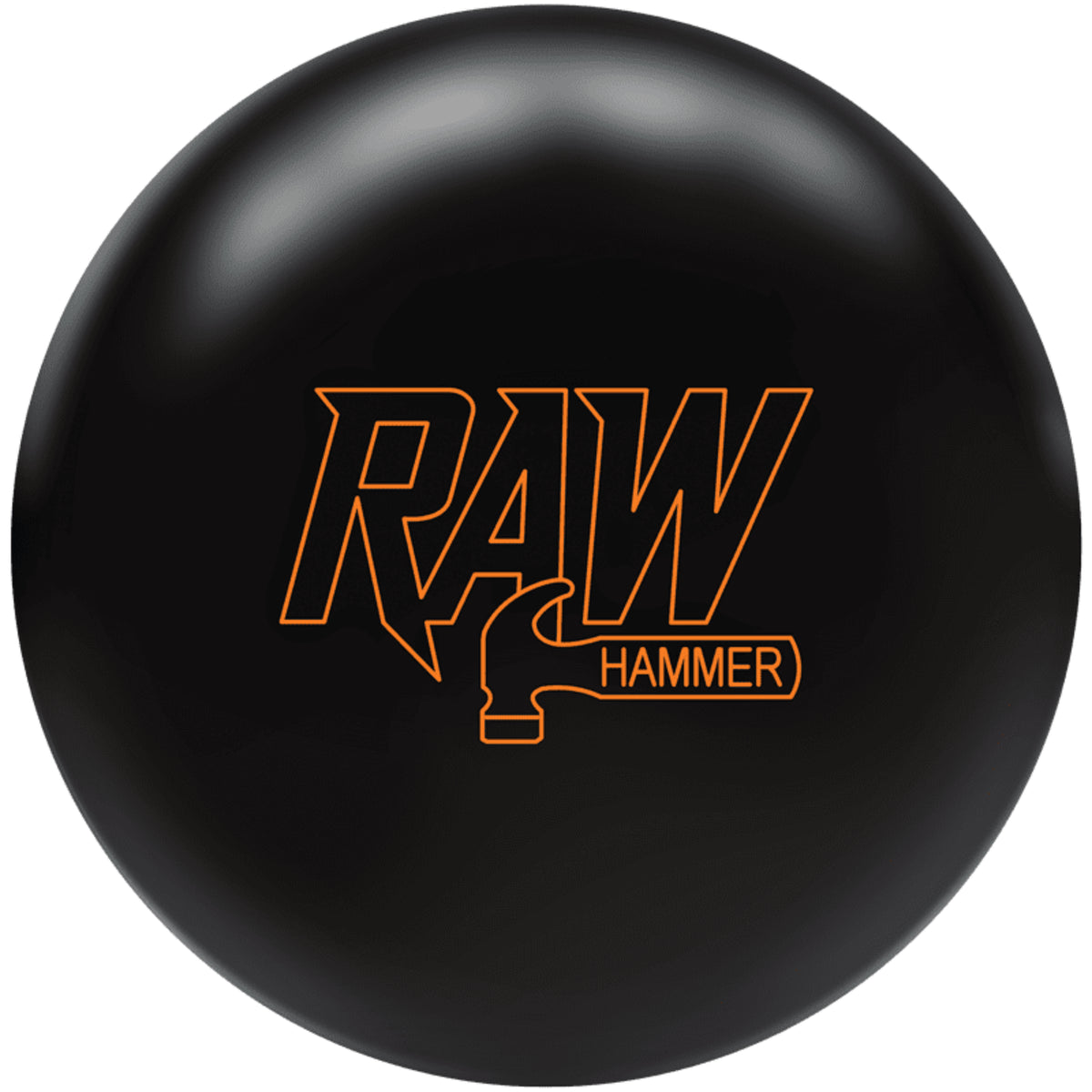 Hammer Raw Hammer Solid Black PRE-DRILLED Bowling Ball
