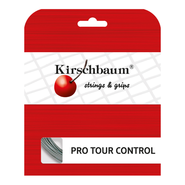 Kirschbaum Pro Tour Control Tennis String Set, 40 ft in 1.23mm / 17G - Front View
