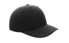 Pro Umpire Flex Fit Hat Baseball Softball Black Navy Base Plate Combo