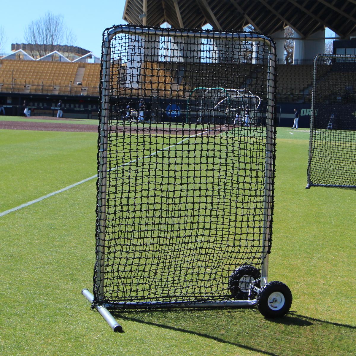 Cimarron 4x6 #42 Premier Safety Net and Frame with Wheels and Padding - Alternate View 1