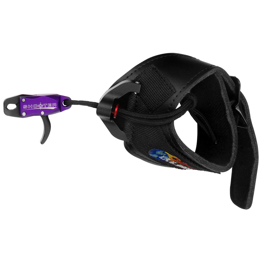 Tru Ball Shooter Release in Buckle Purple Junior - Front View