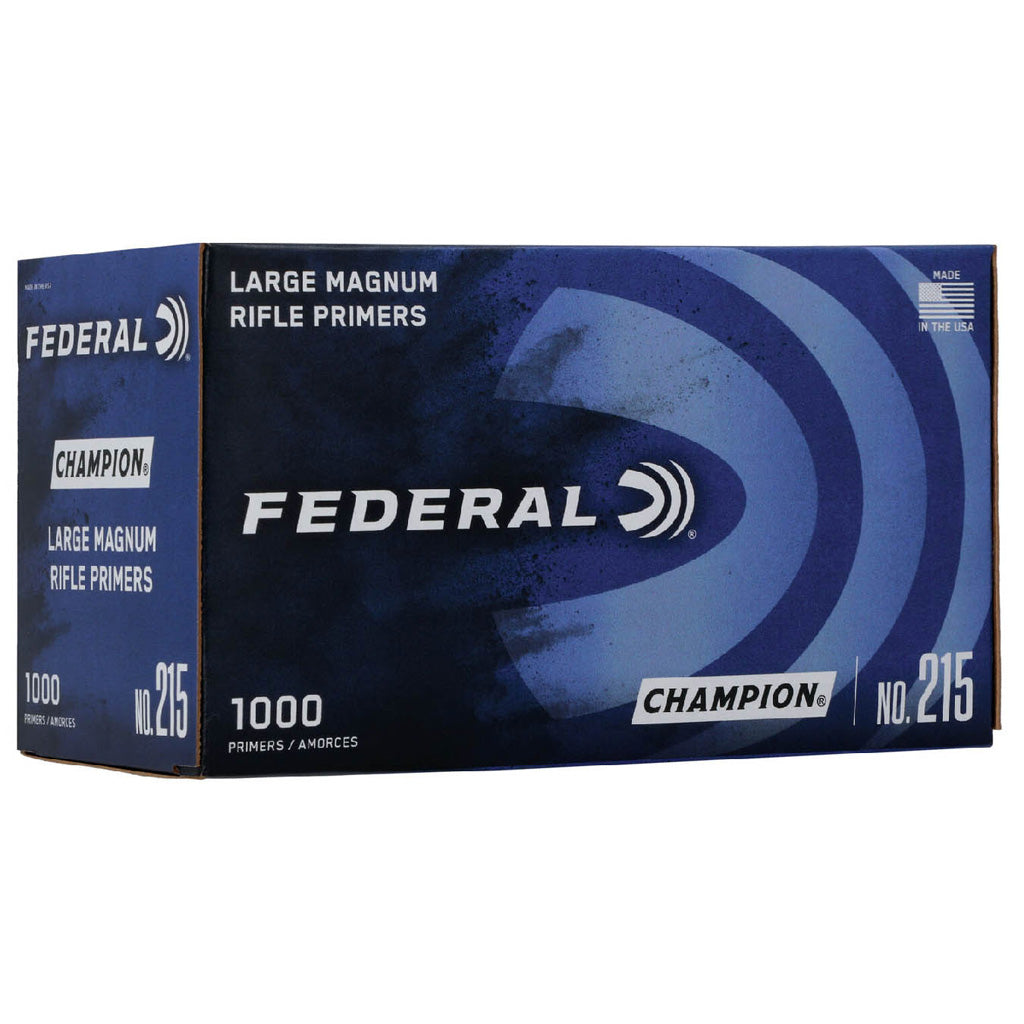 Federal Rifle Primers in Large 1000 ct. HAZ - Front View