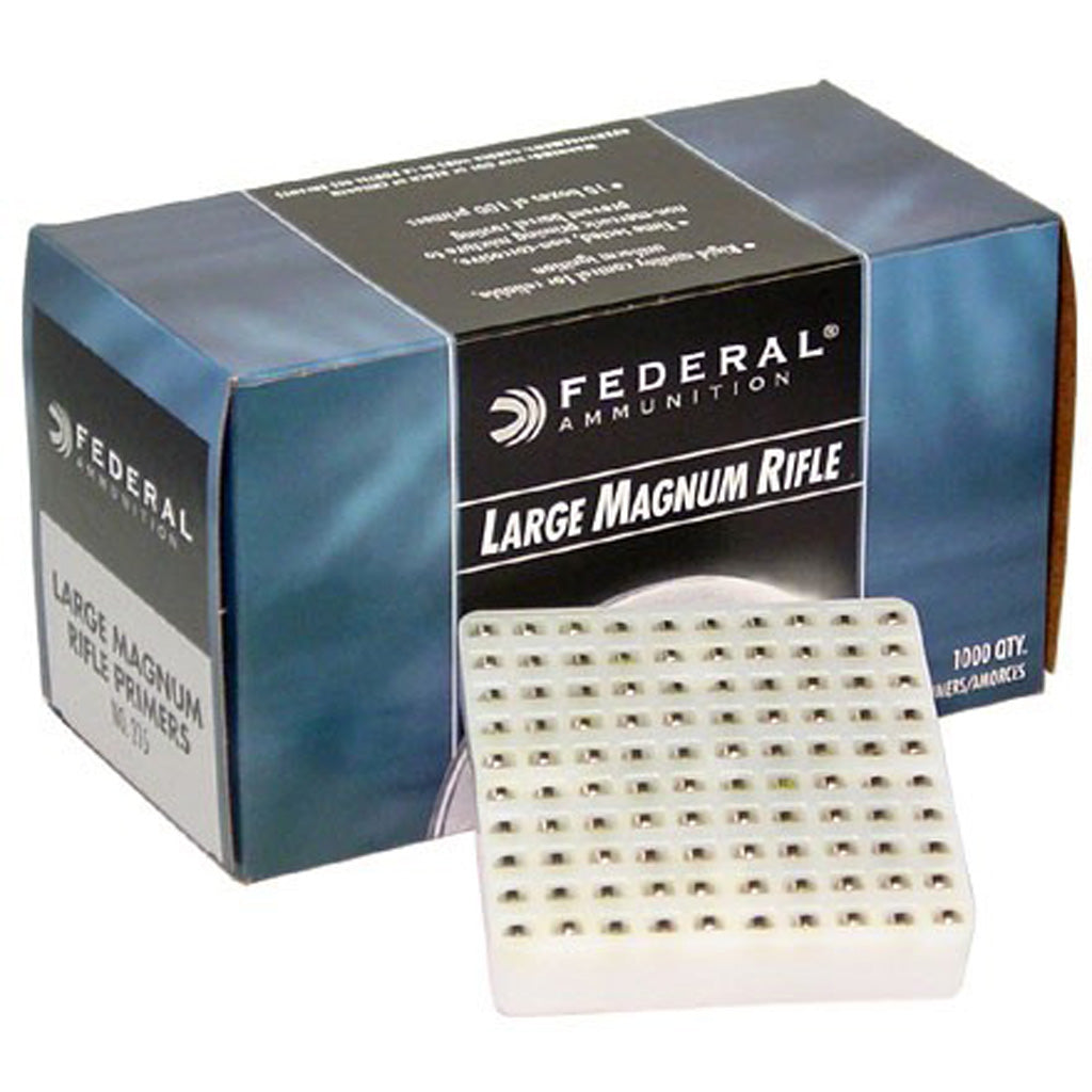Federal Pistol Primers in Large Magnum 1000 ct. HAZ - Front View
