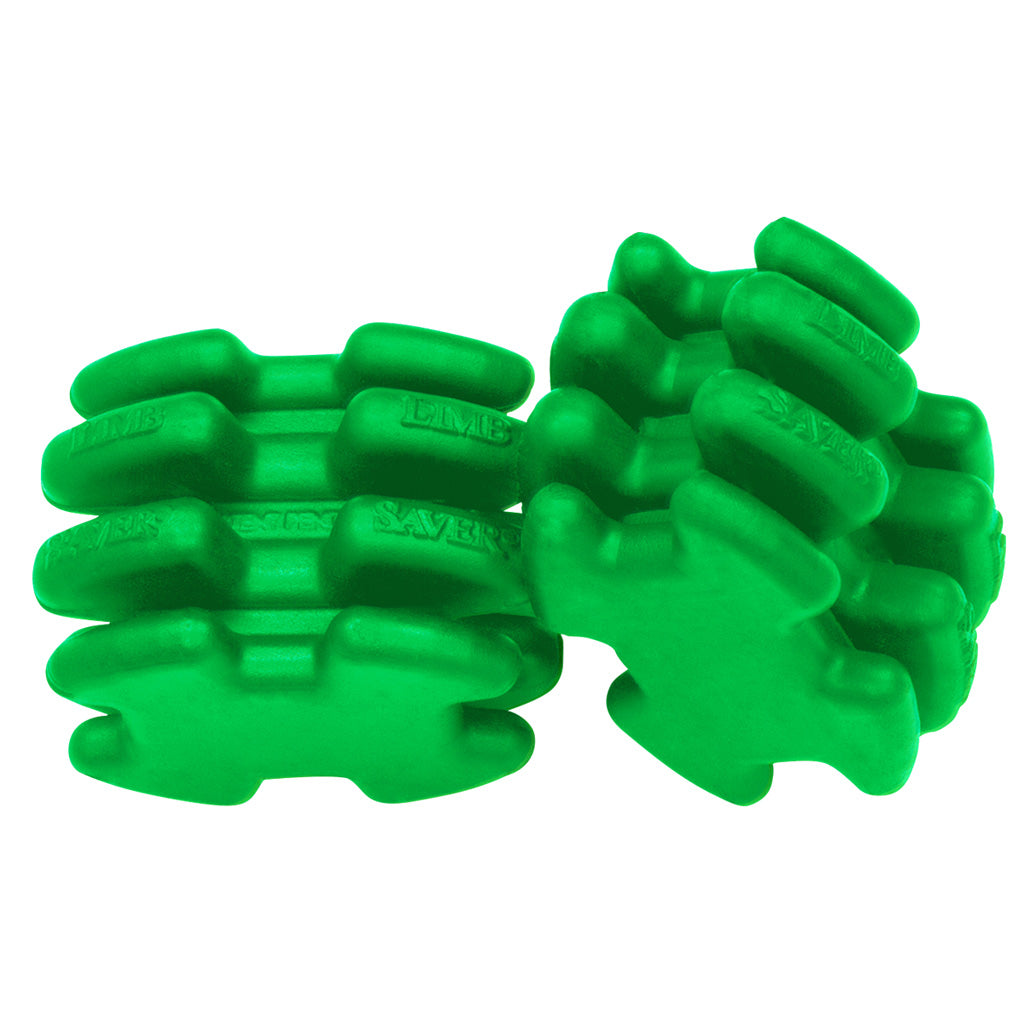 Limbsaver Super Quad Limb Dampeners in Green - Front View