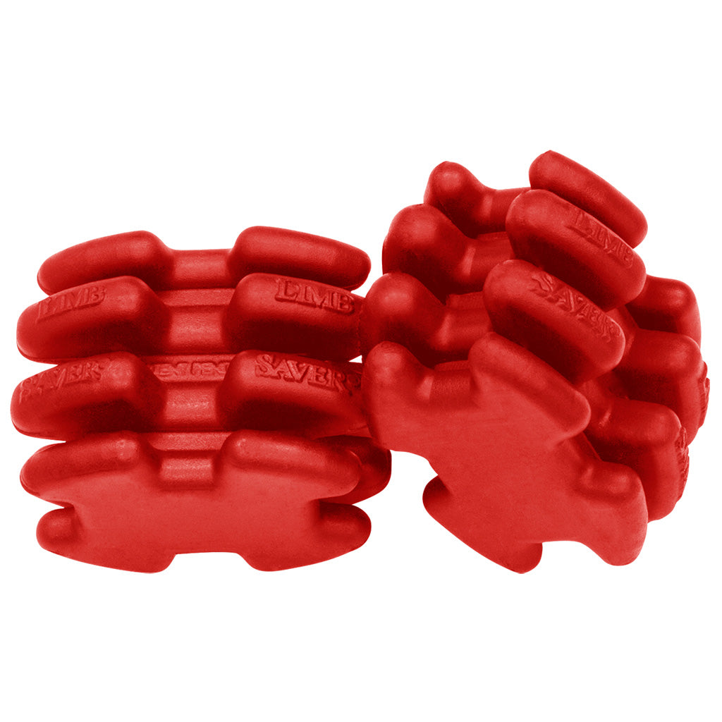 Limbsaver Super Quad Limb Dampeners in Red - Front View