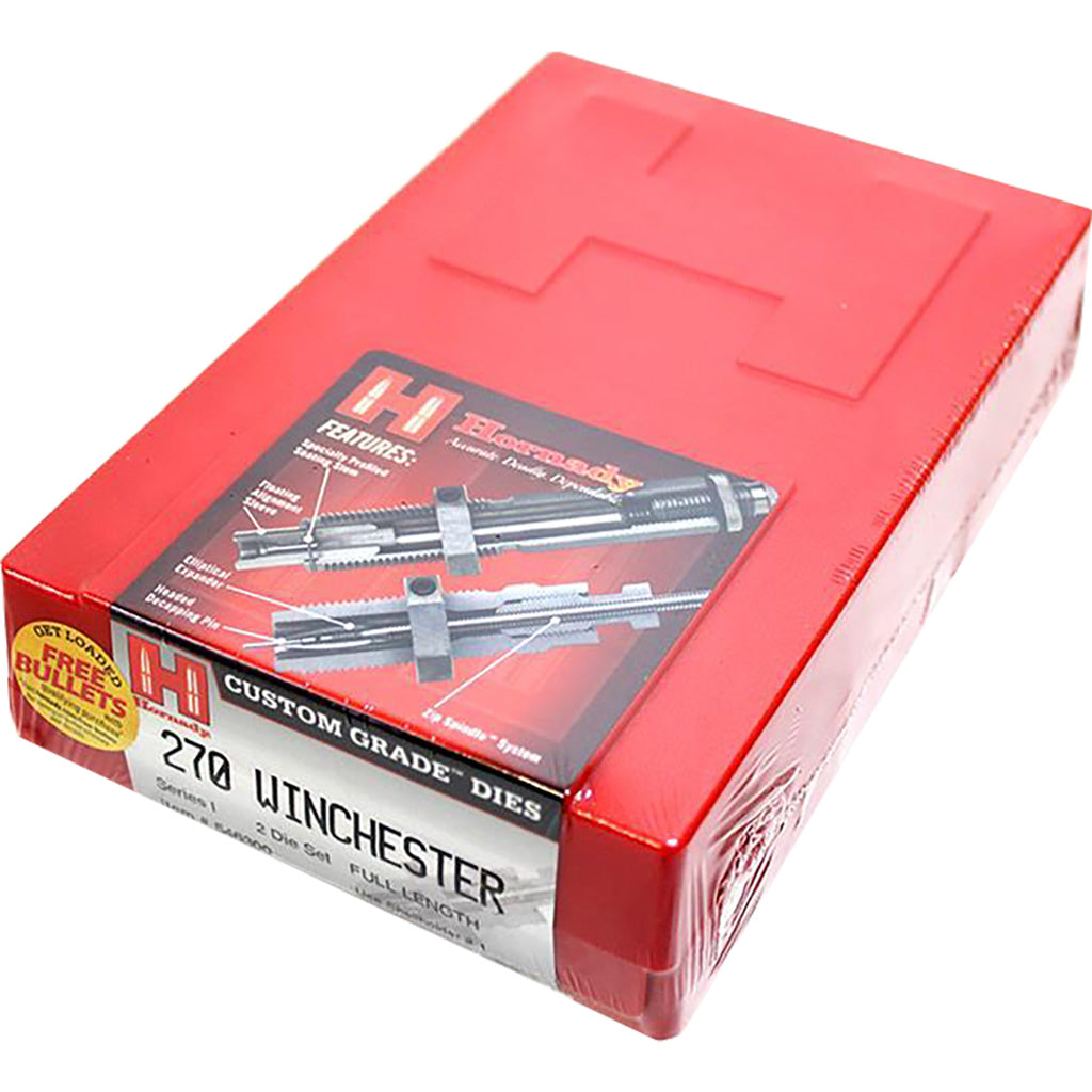 Hornady Series I Full Length Die Set in 270 Win. - Front View