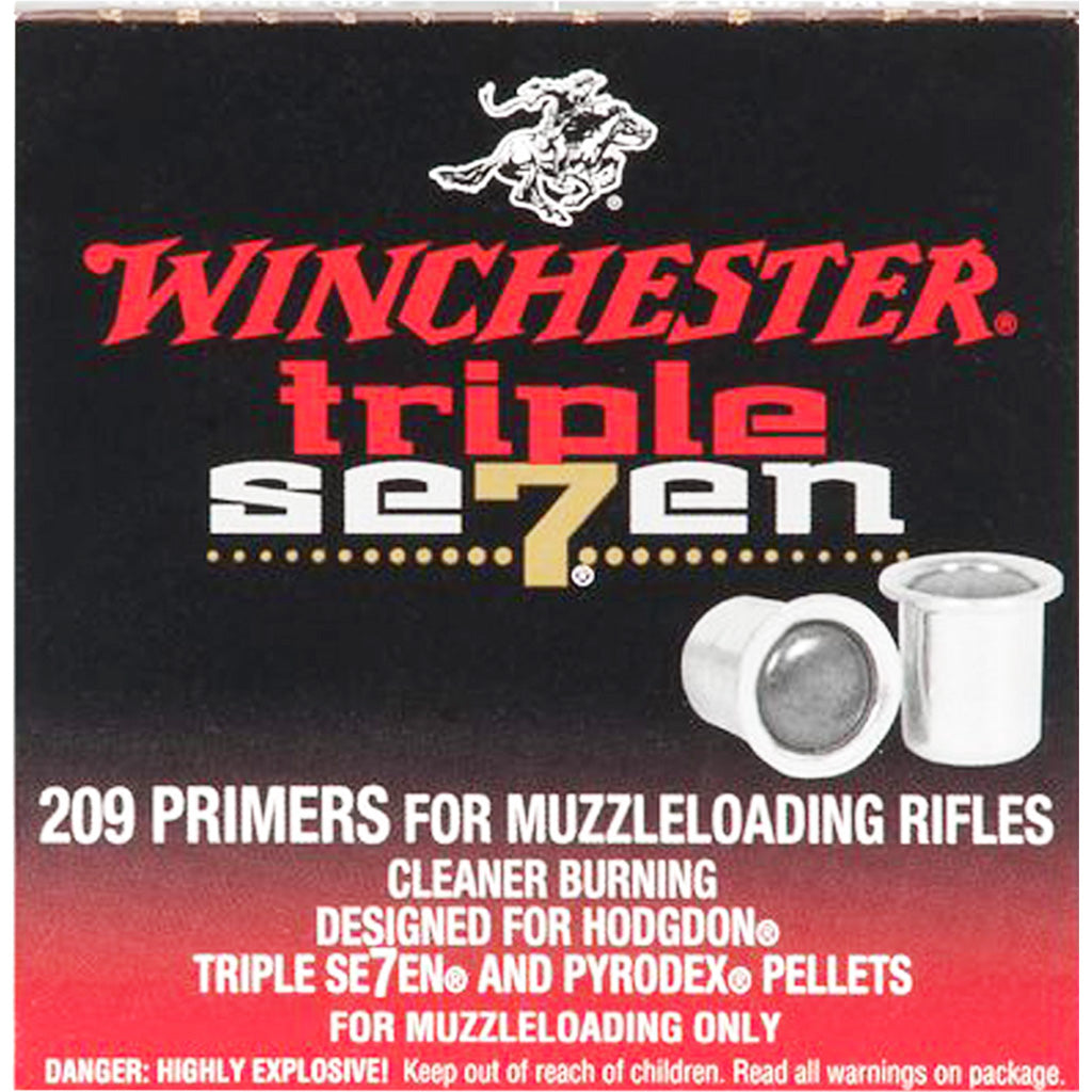 Winchester Triple Seven 209 Muzzleloader Primers - Front View