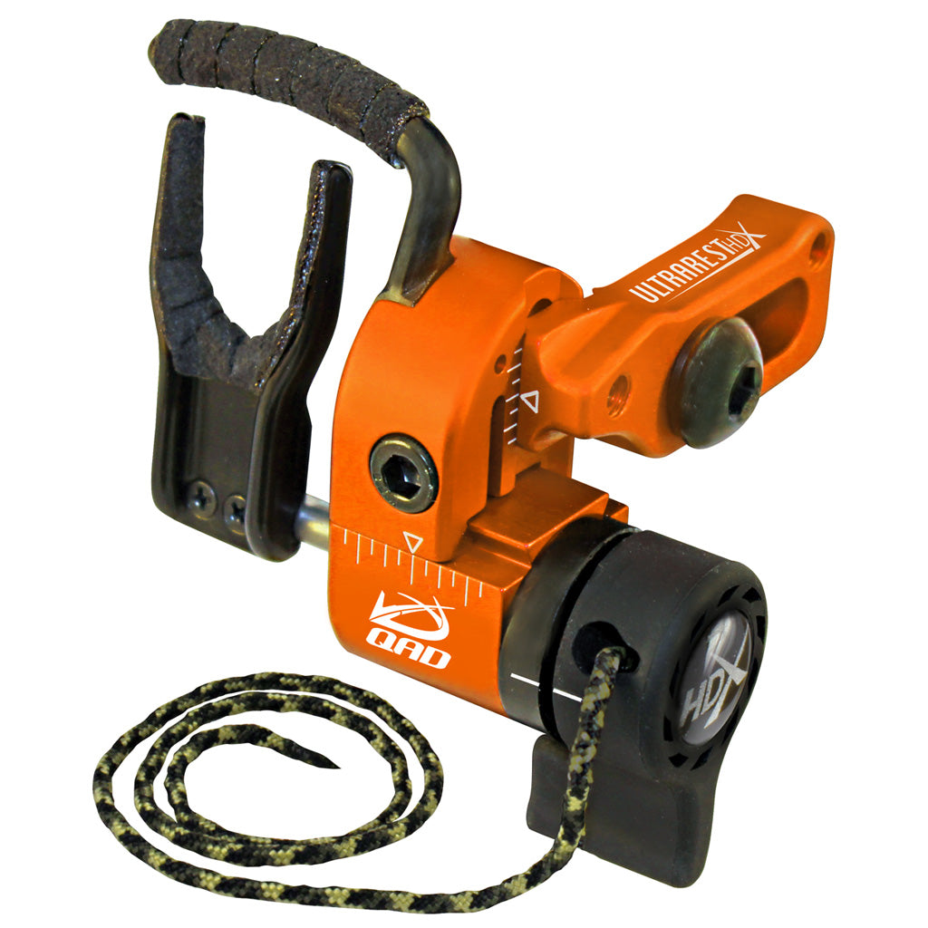 QAD UltraRest HDX in Orange RH - Front View