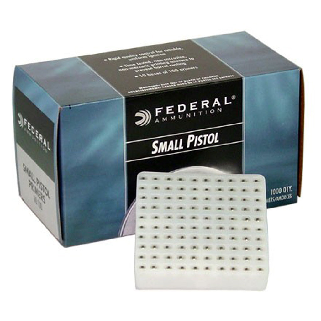 Federal Pistol Primers in Small Magnum 1000 ct. HAZ - Front View