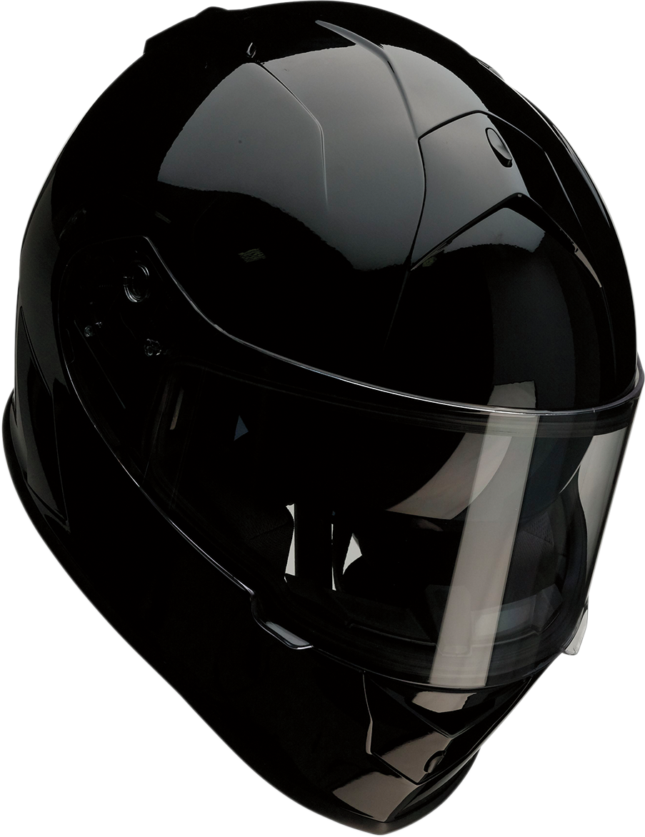 Z1R, Z1R Warrant Helmet Black 2XL with Polycarbonate Shell and Drop-Down Sun Visor