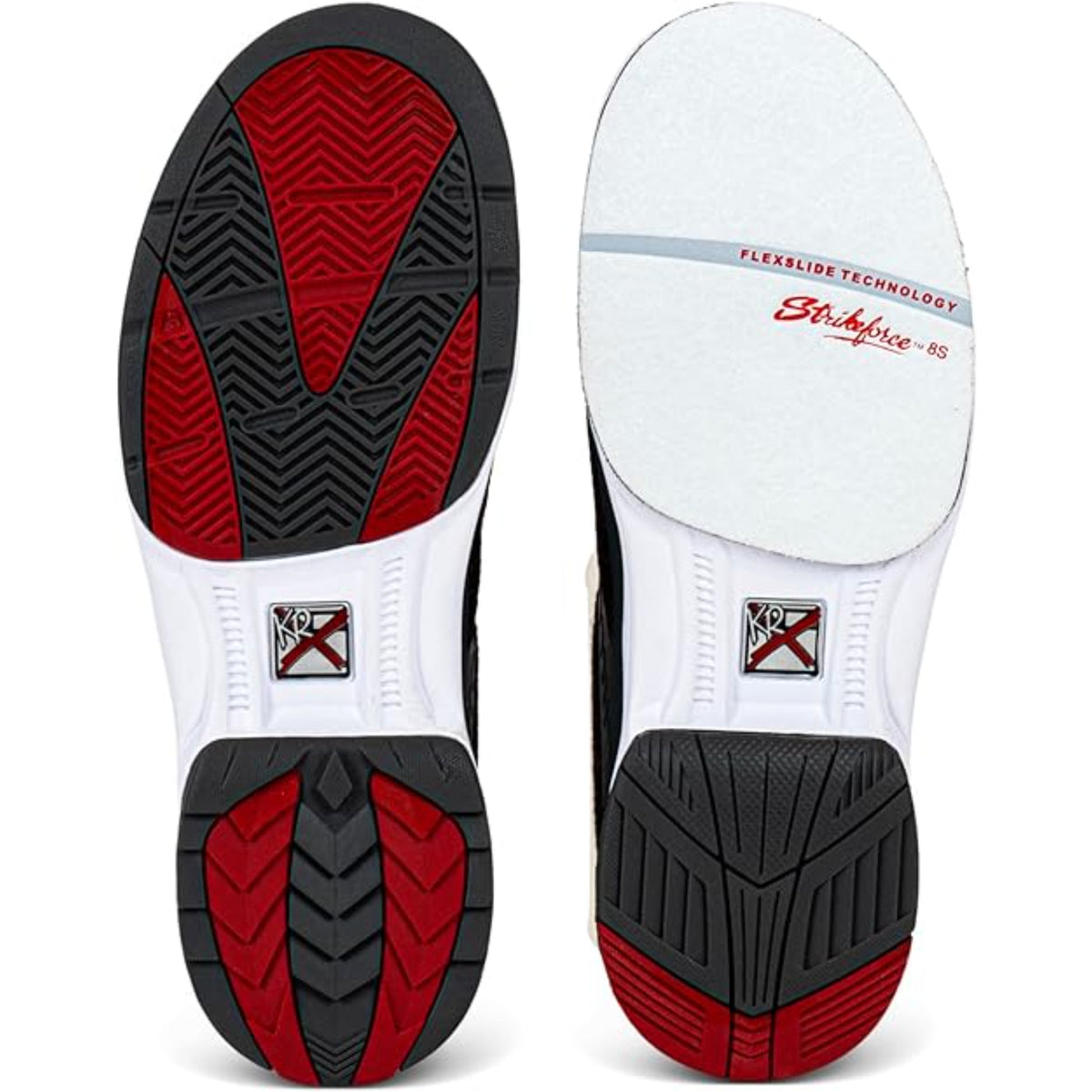 KR Strikeforce Jet FT Black Red Grey Right Hand Men’s Bowling Shoes