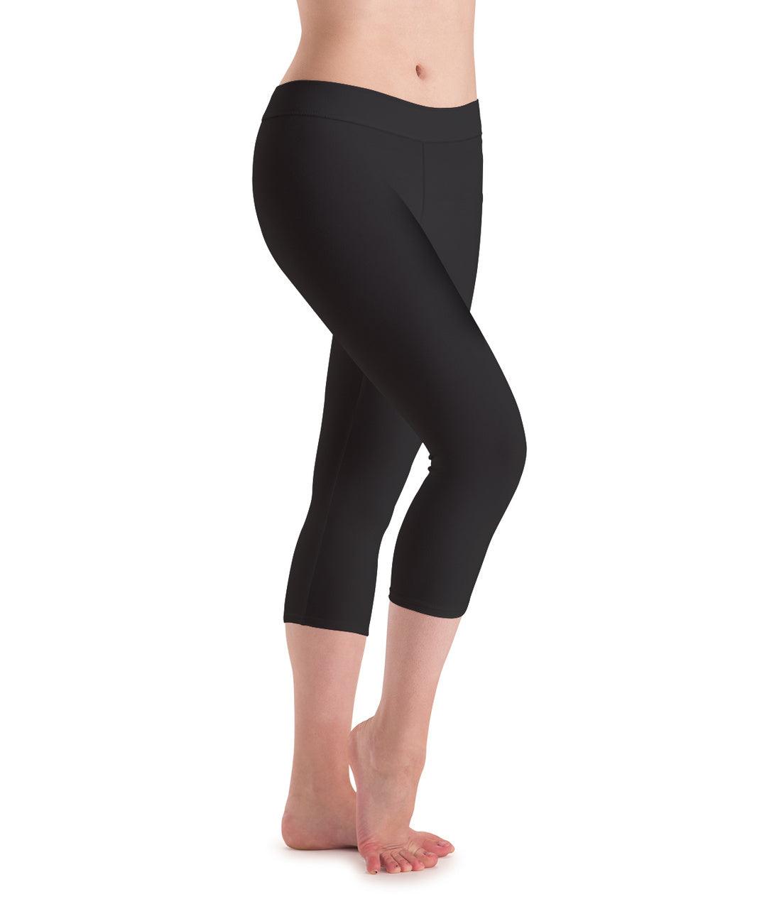 Motionwear Adult SilkSkyn Flat Waist Capri Leggings