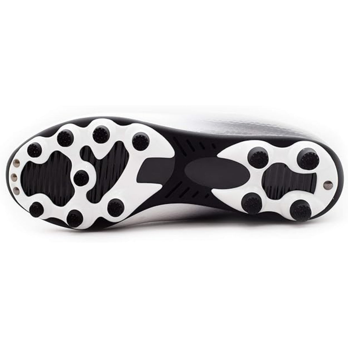 Zephz Wide Traxx White/Black Soccer Cleat