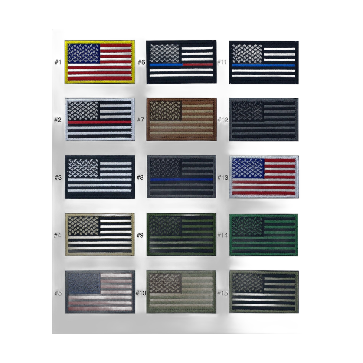 Great Call Athletics USA American Flag Patch 2 x 3 Hook  Loop Military Tactical Choice of Flag