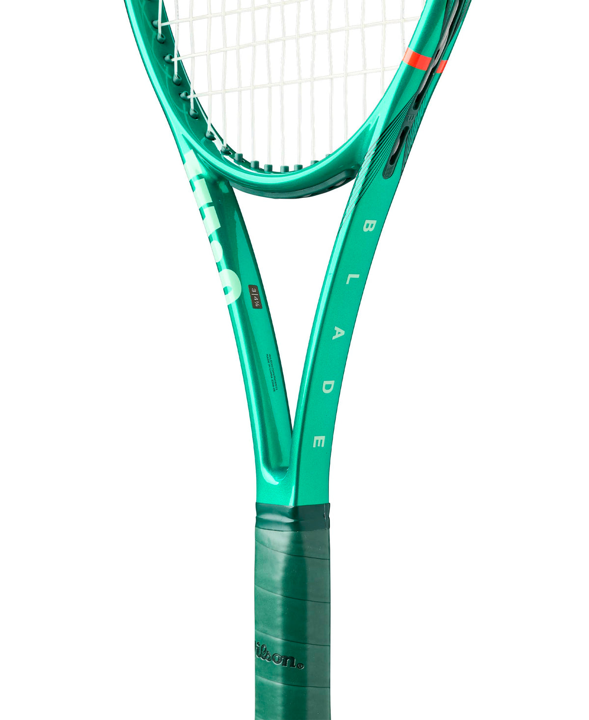 Wilson Blade 98 18x20 V10 Tennis Racket, Unstrung in Championship Green - alternate view 5