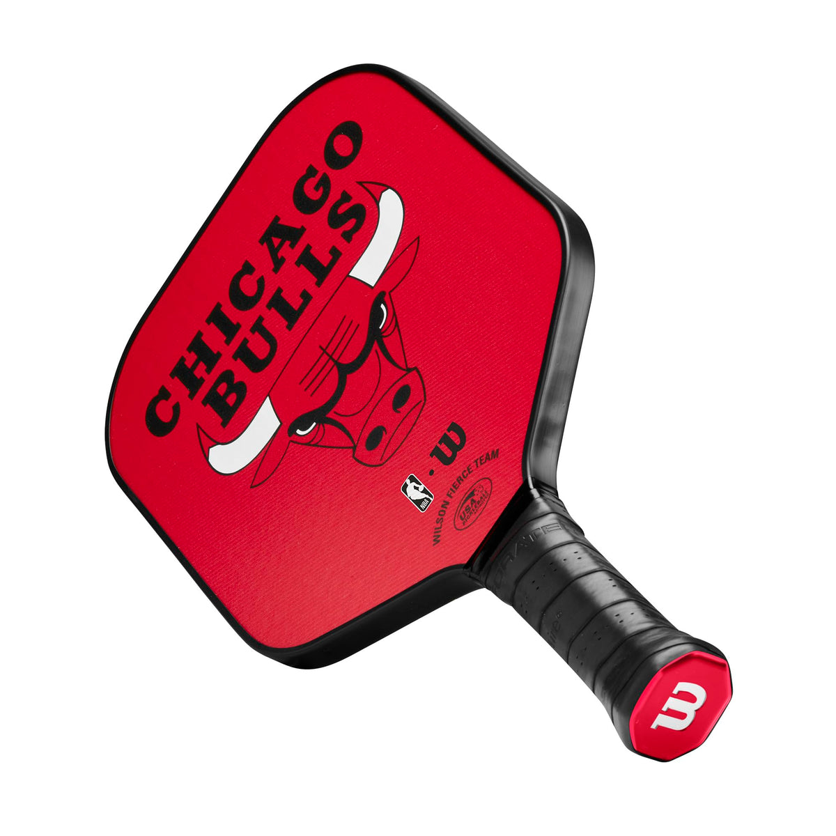 Wilson NBA Collection Fierce Team Pickleball Paddle, Chicago Bulls in Red/Black - alternate view 5