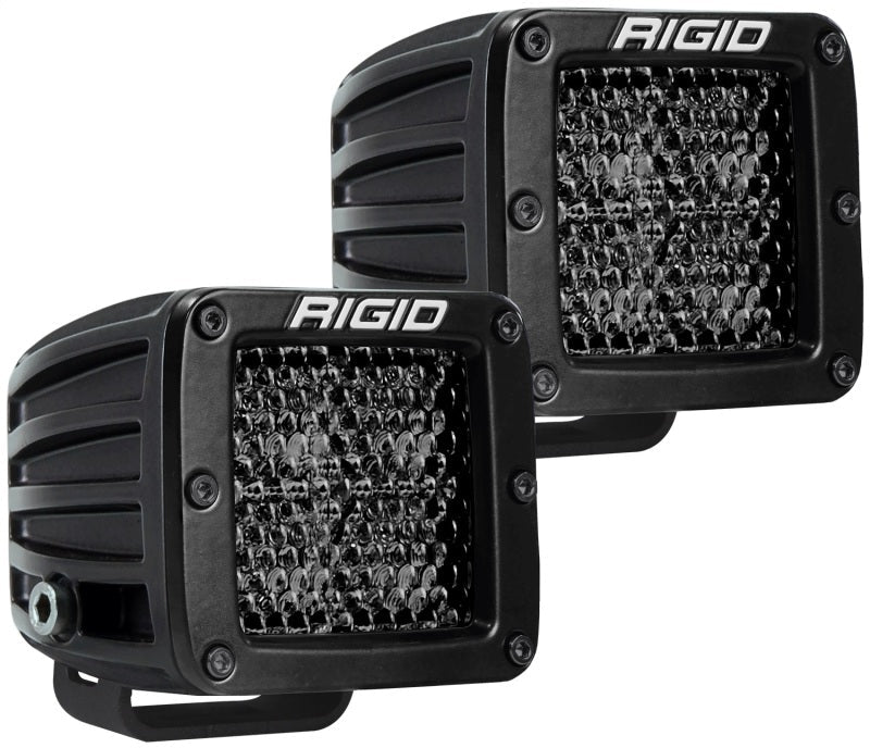 Rigid Industries D Series PRO Midnight Edition - Spot - Diffused - Pair - View 2