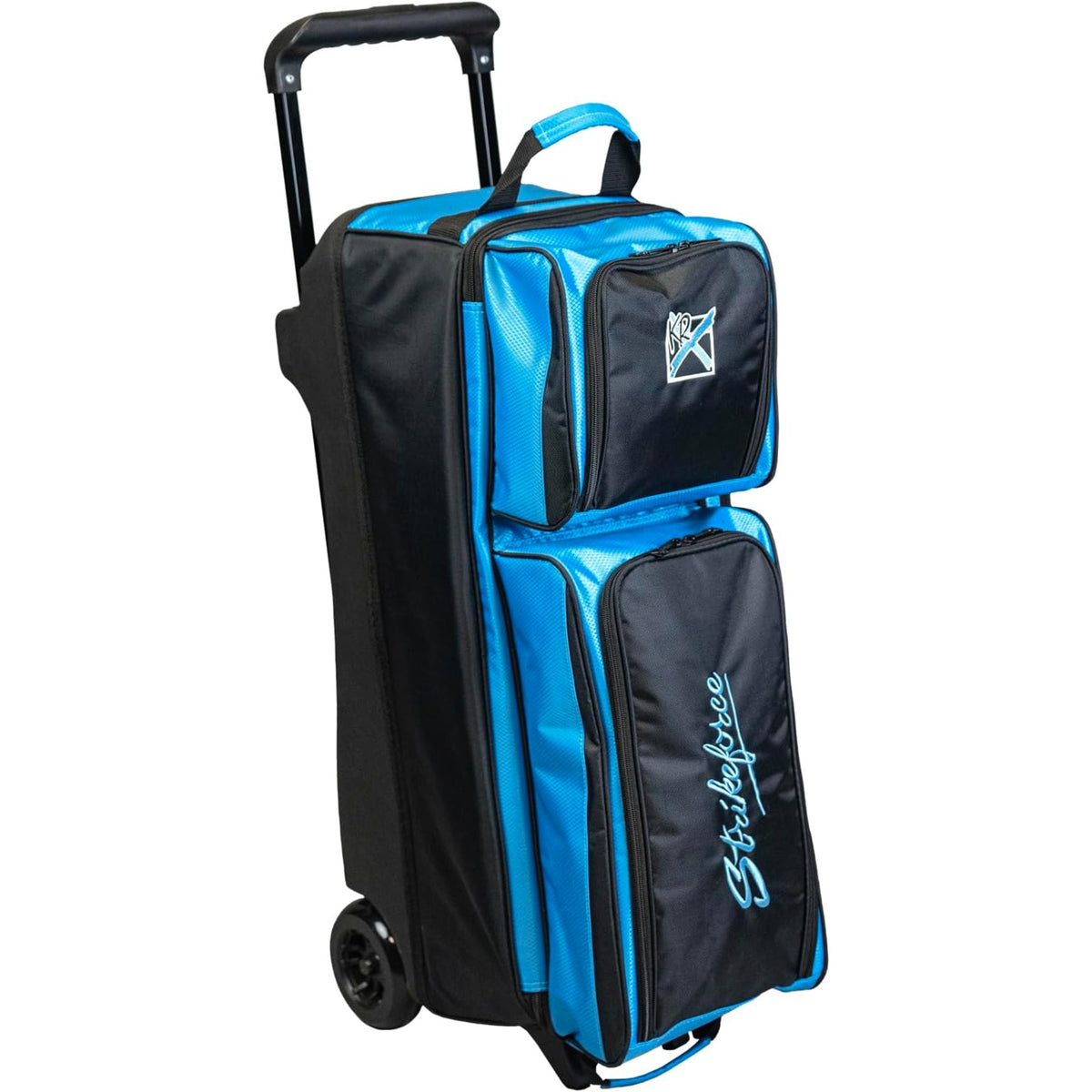 krstrikeforce-konvoy-3-ball-roller-black-caribbean-blue-bowling-bag
