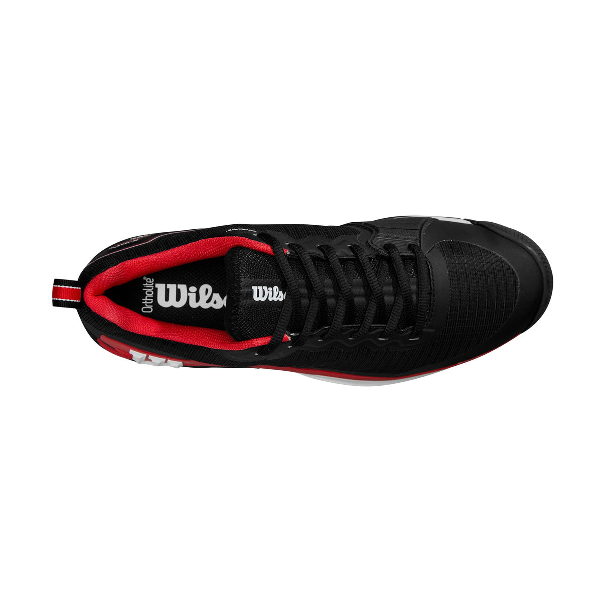Wilson Rush Pro 4.5 Clay Mens Tennis Shoes, Black/Infrared/White - alternate view 6