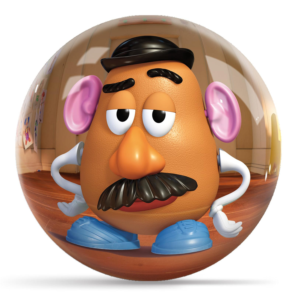 KR Strikeforce Disney Toy Story Mr & Mrs Potato Head Undrilled Bowling Ball (6, Pounds) - view 2