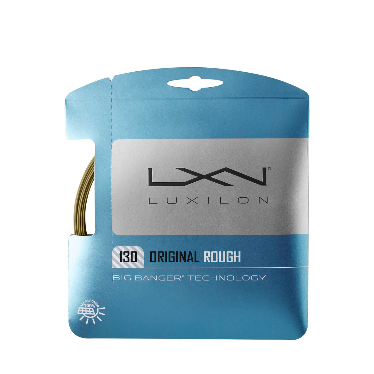 Luxilon Big Banger Original Rough 130 16 Gauge Tennis String Set, Amber - main view