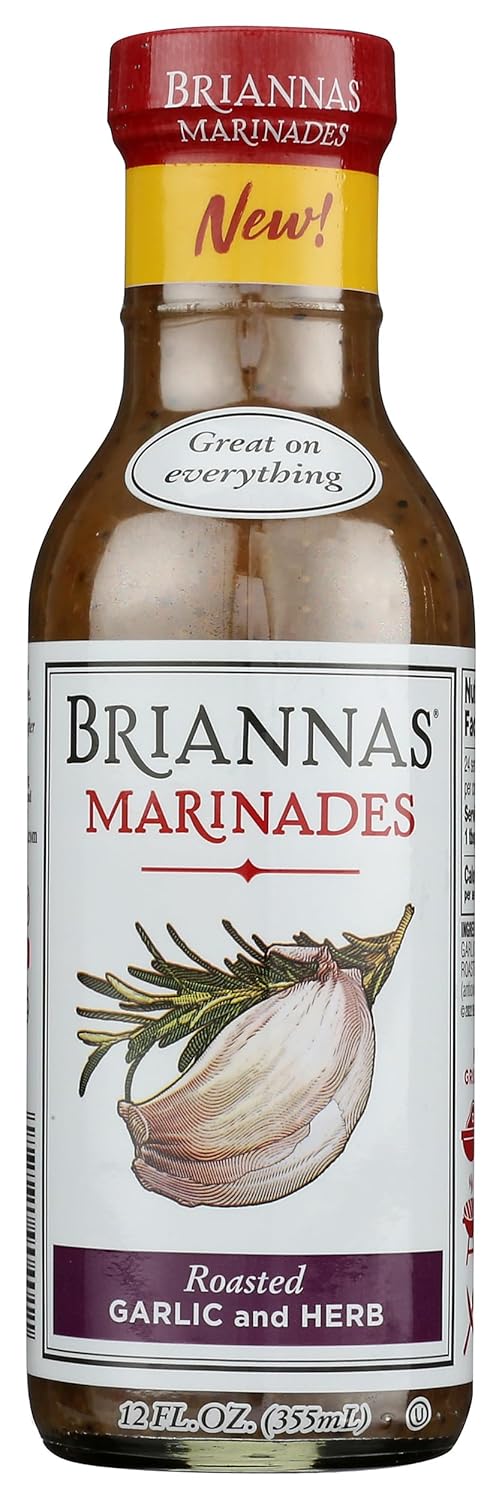 Brianna's Roasted Garlic Herb Marinade, 12 fl oz (Case of 6)